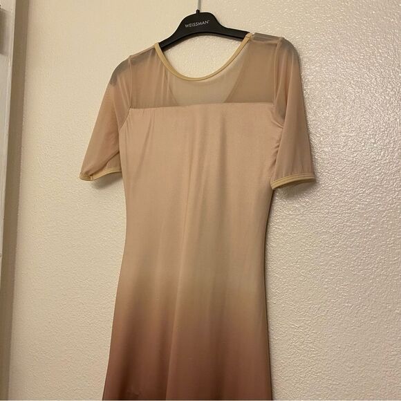 WEISSMAN Dance lyrical dress brown tan ombre When We're Older D10476 SA - Picture 3 of 12